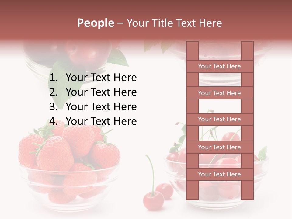 Group Berry Isolated PowerPoint Template