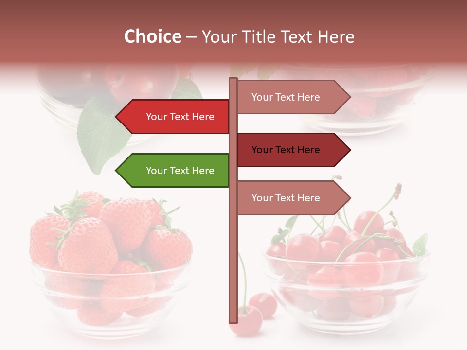 Group Berry Isolated PowerPoint Template