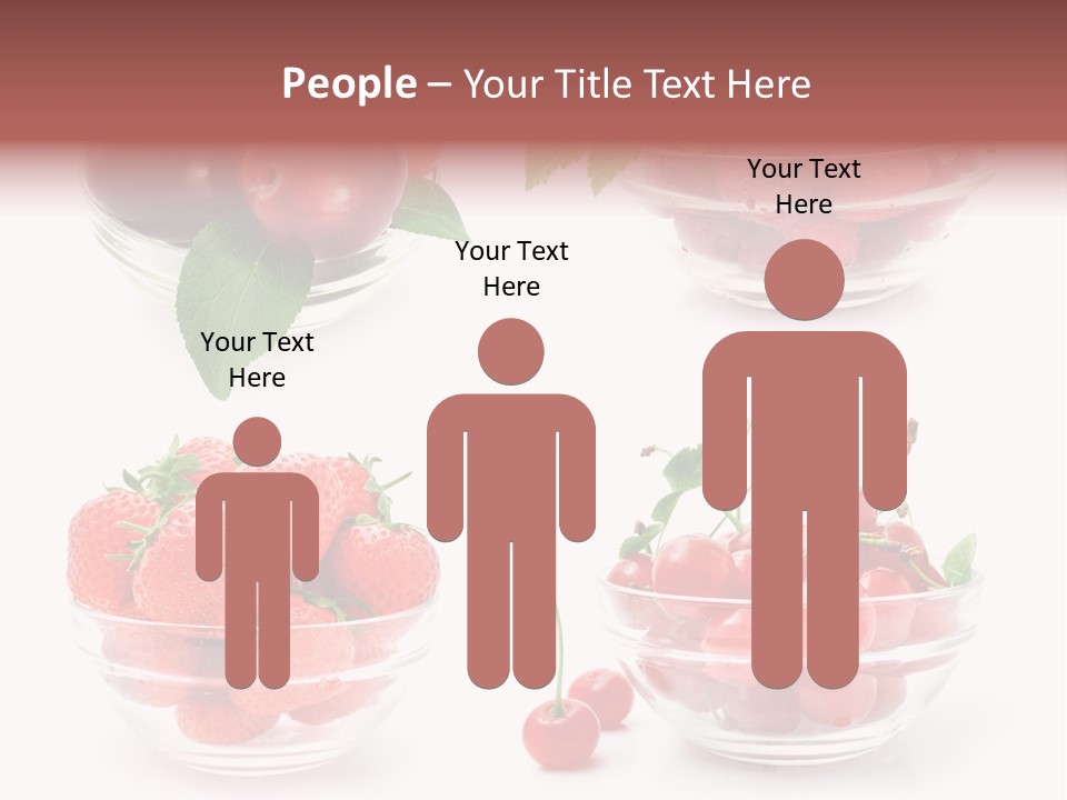 Group Berry Isolated PowerPoint Template