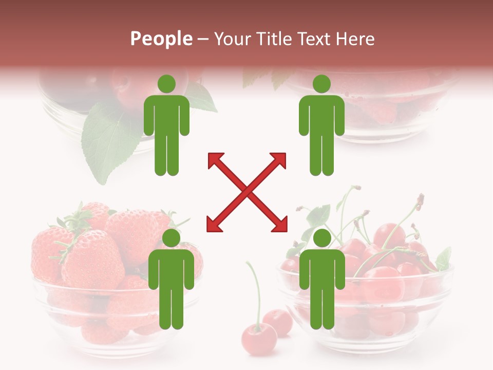 Group Berry Isolated PowerPoint Template