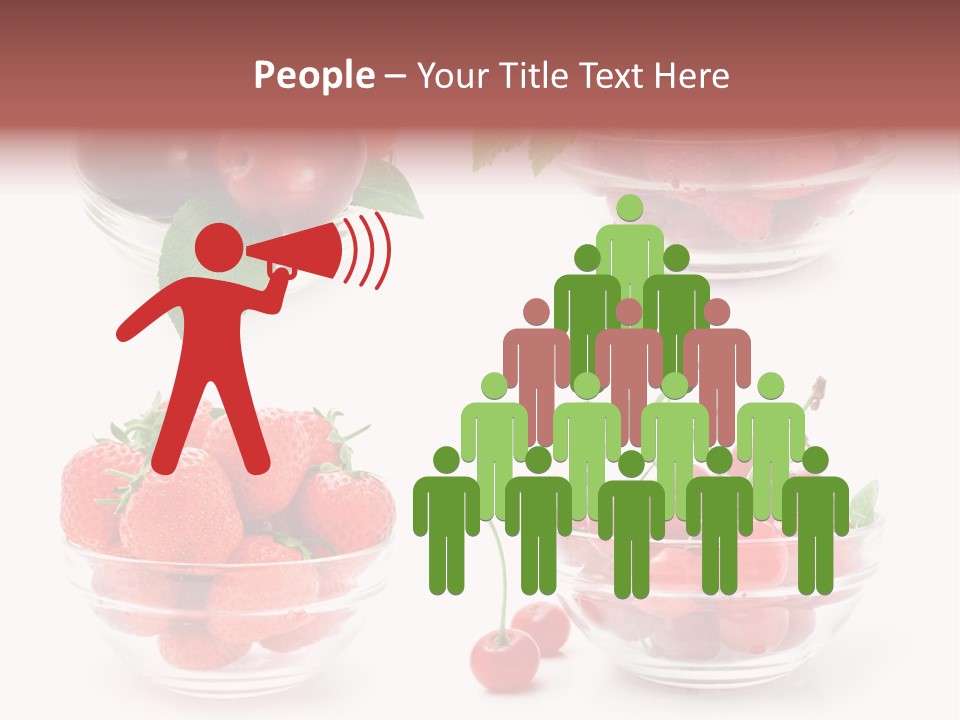 Group Berry Isolated PowerPoint Template