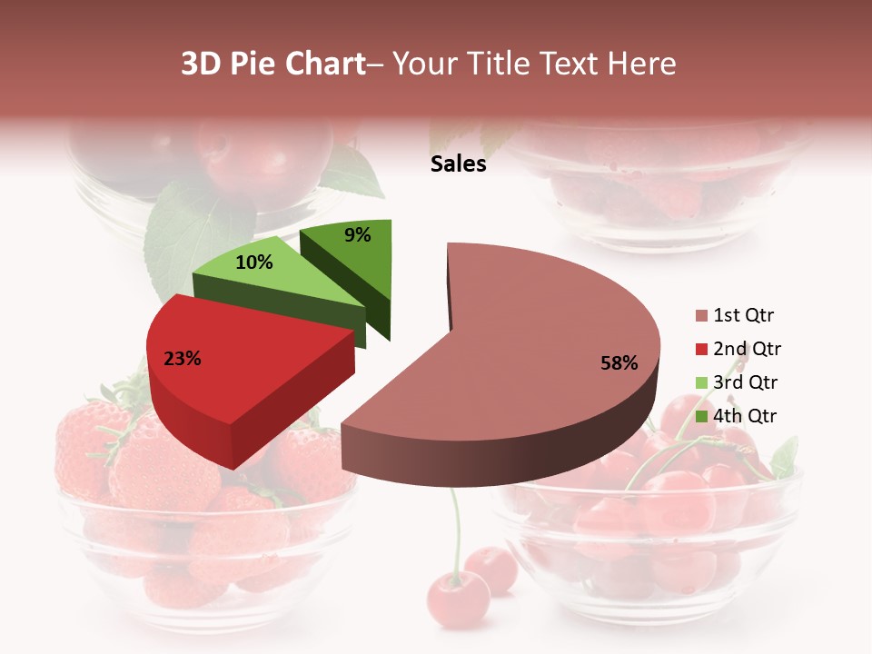 Group Berry Isolated PowerPoint Template