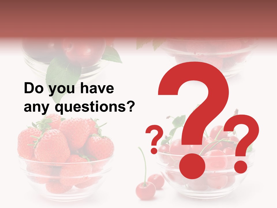 Group Berry Isolated PowerPoint Template