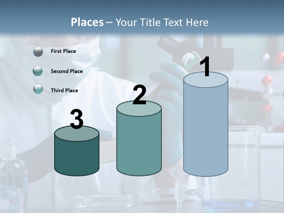 Scientist White Cure PowerPoint Template