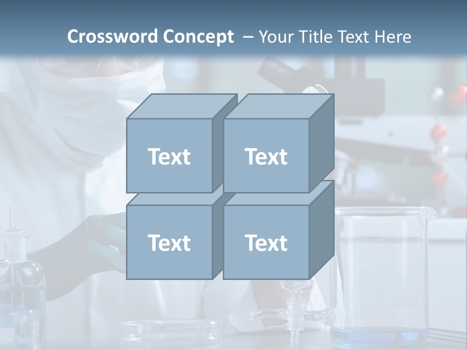 Scientist White Cure PowerPoint Template