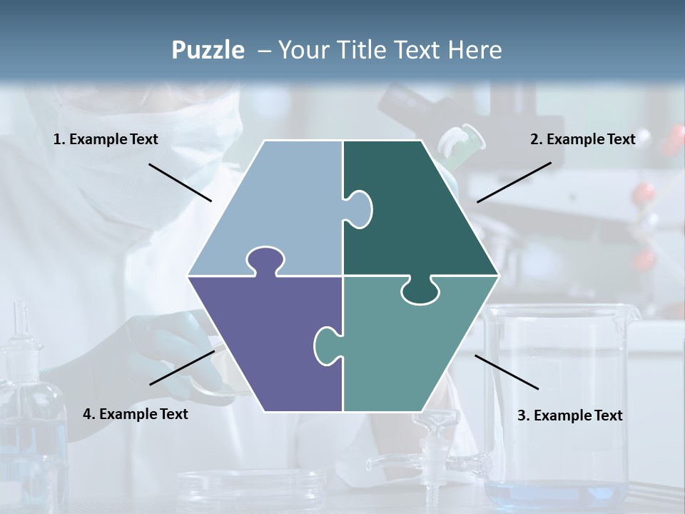 Scientist White Cure PowerPoint Template