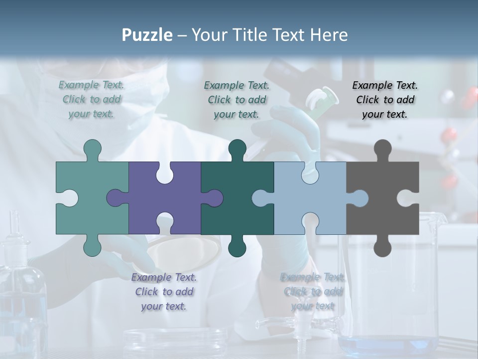 Scientist White Cure PowerPoint Template