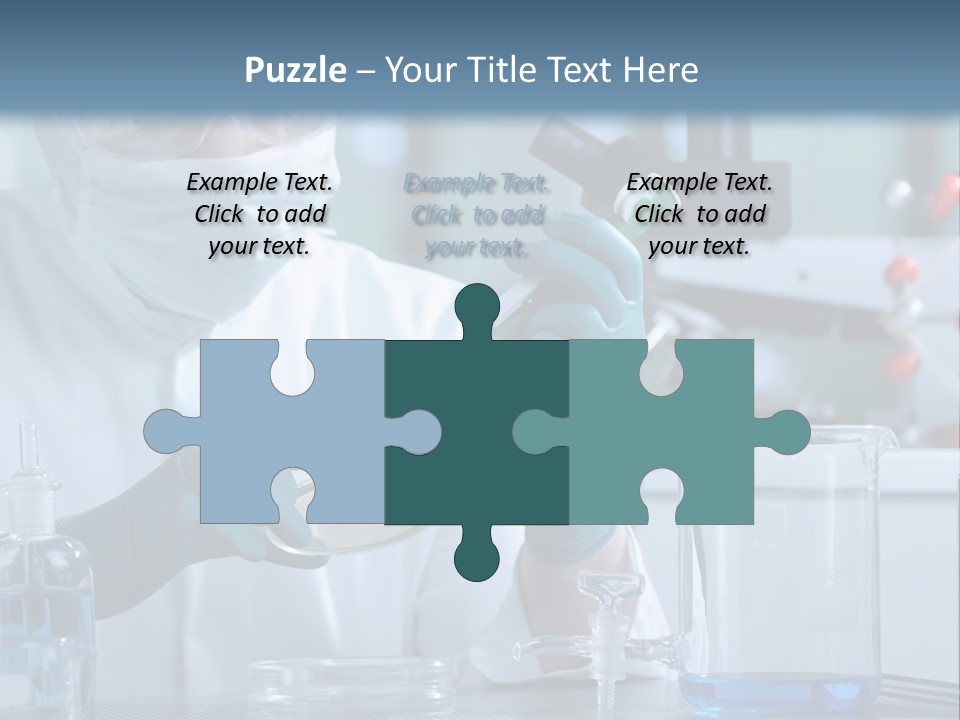 Scientist White Cure PowerPoint Template