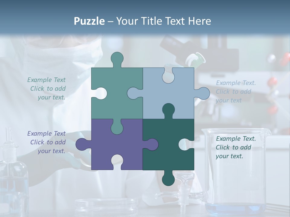 Scientist White Cure PowerPoint Template