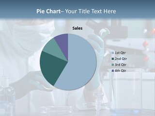 Scientist White Cure PowerPoint Template