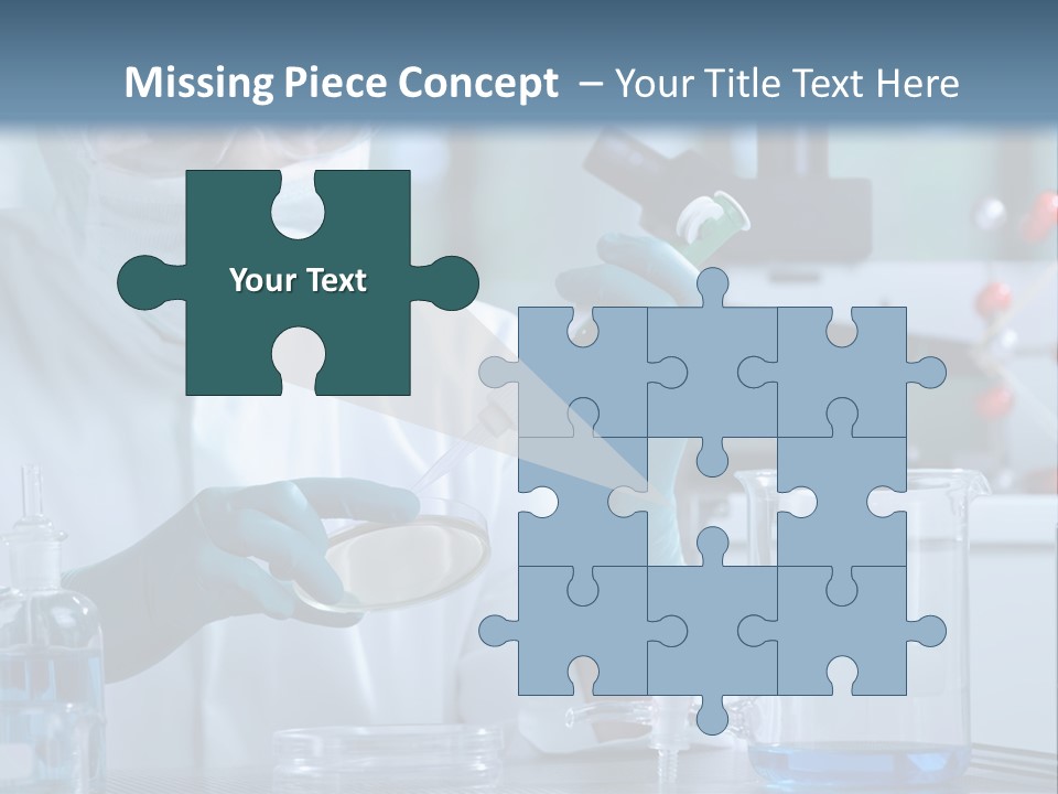 Scientist White Cure PowerPoint Template