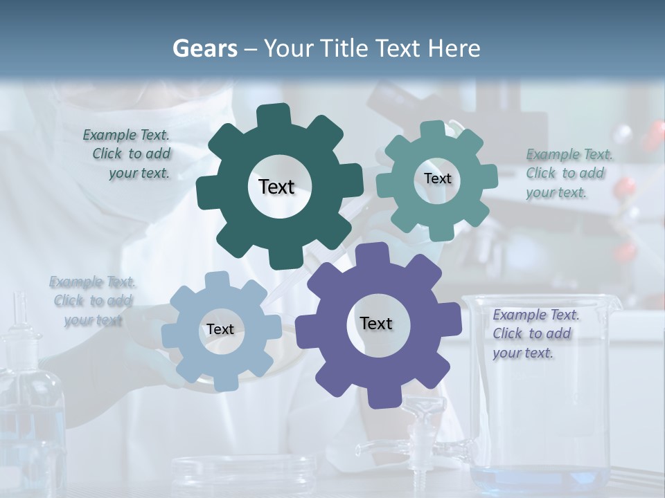 Scientist White Cure PowerPoint Template