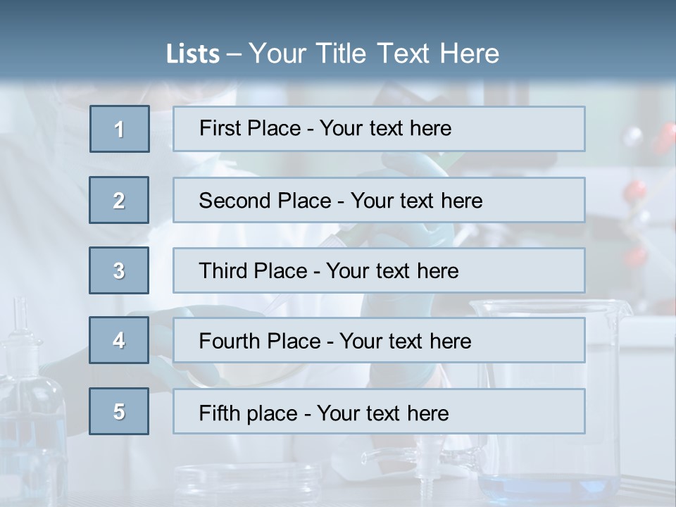Scientist White Cure PowerPoint Template