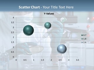 Scientist White Cure PowerPoint Template