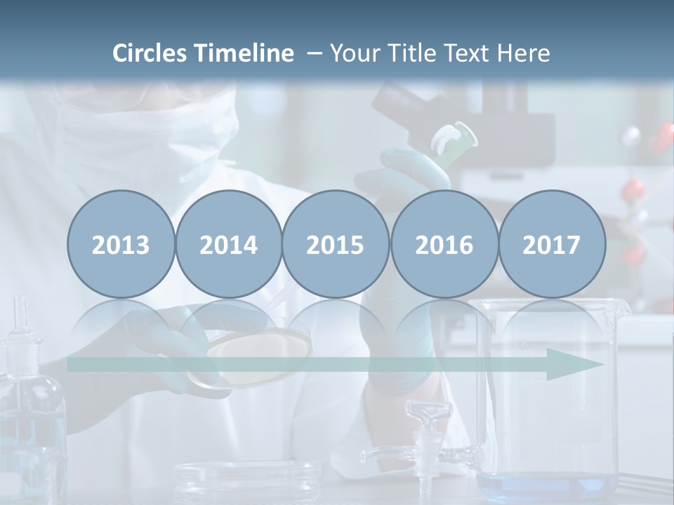 Scientist White Cure PowerPoint Template