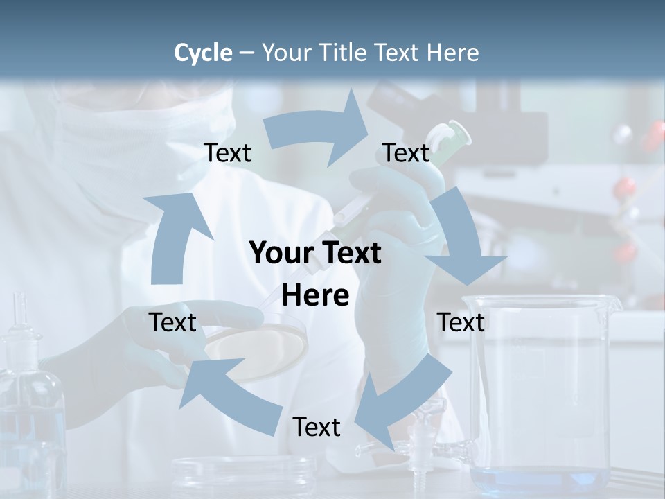 Scientist White Cure PowerPoint Template