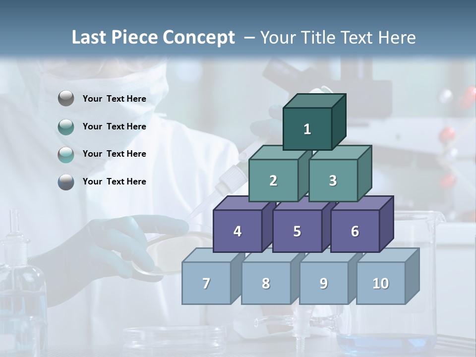 Scientist White Cure PowerPoint Template