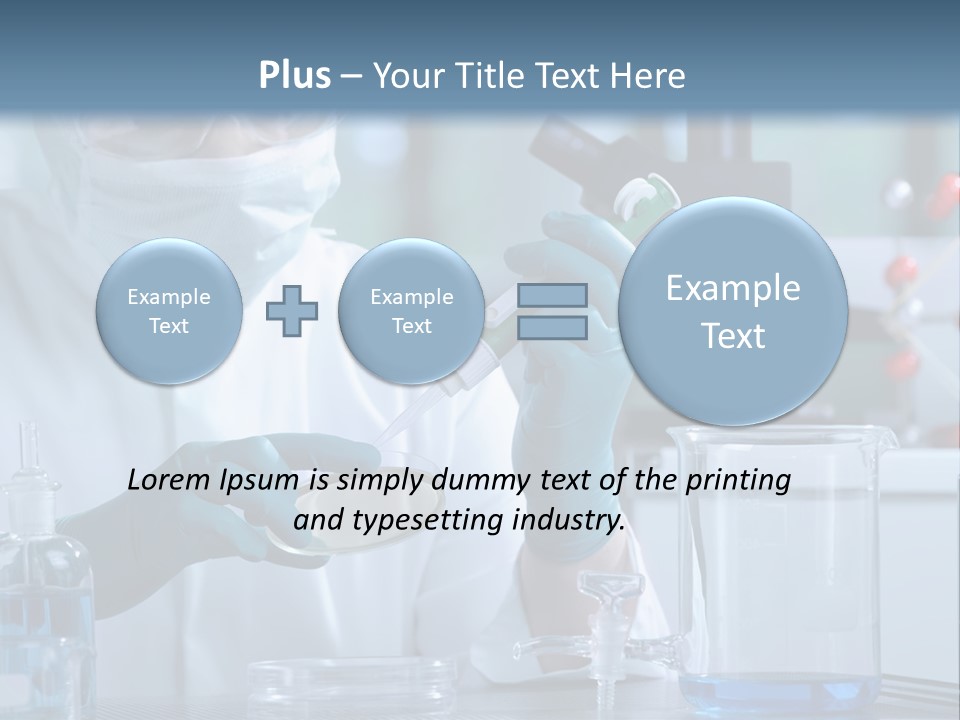 Scientist White Cure PowerPoint Template