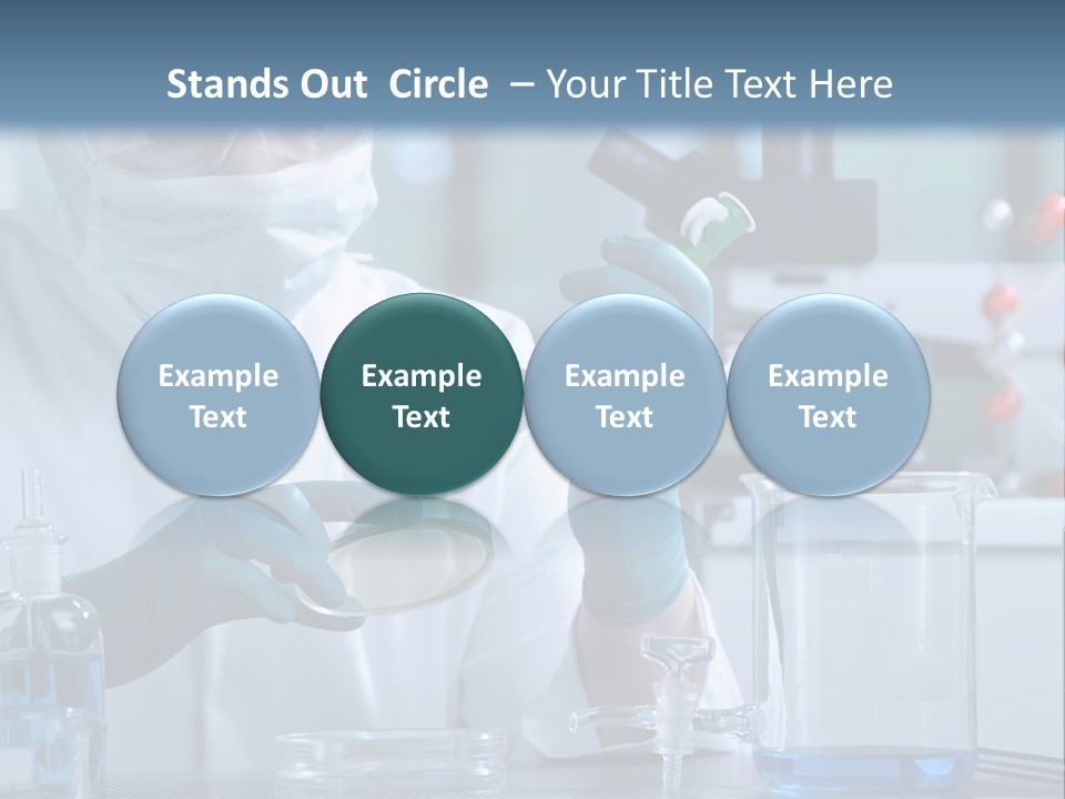Scientist White Cure PowerPoint Template