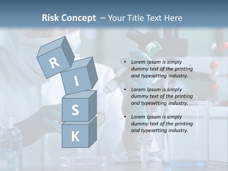 Scientist White Cure PowerPoint Template