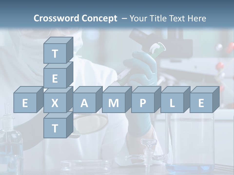 Scientist White Cure PowerPoint Template