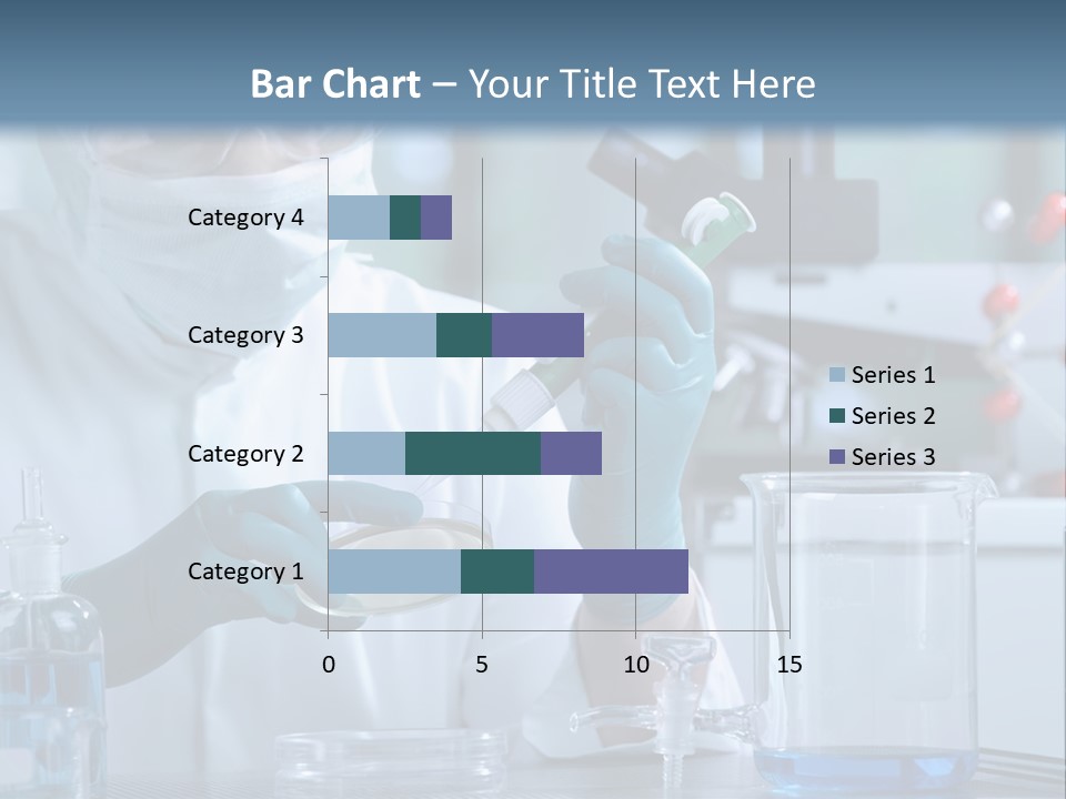 Scientist White Cure PowerPoint Template