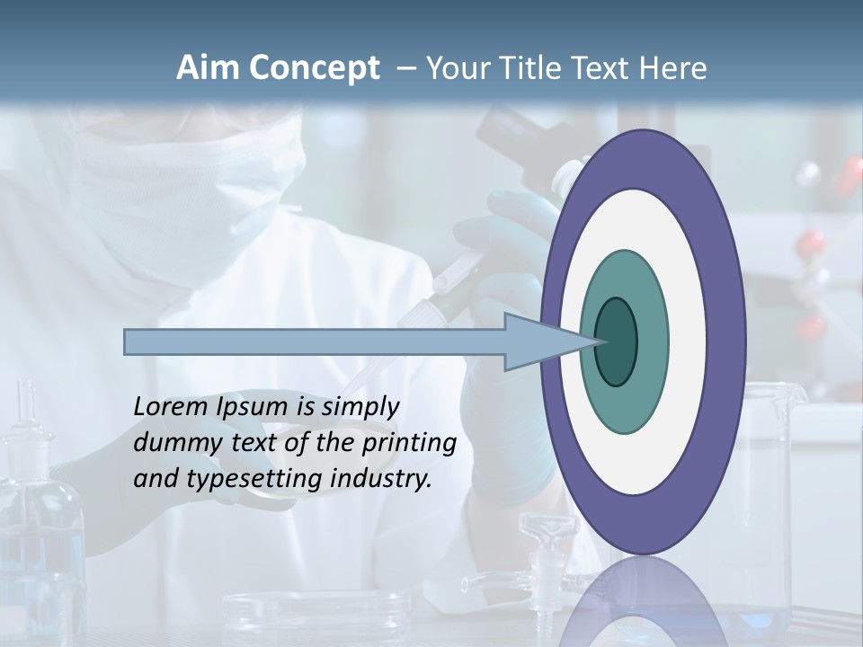 Scientist White Cure PowerPoint Template