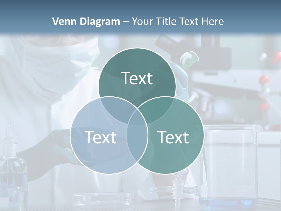 Scientist White Cure PowerPoint Template