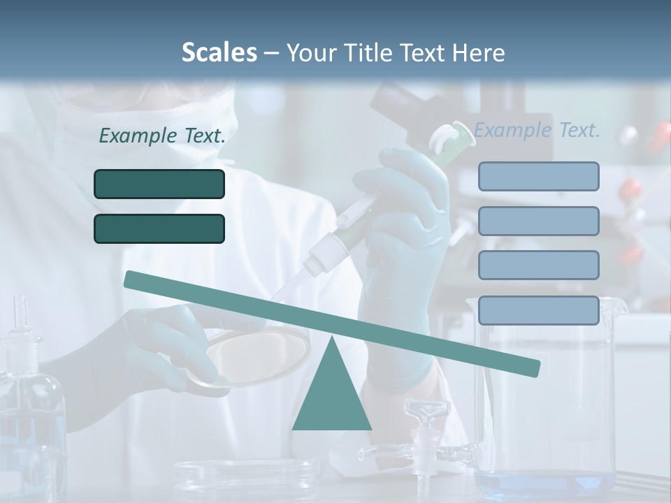 Scientist White Cure PowerPoint Template