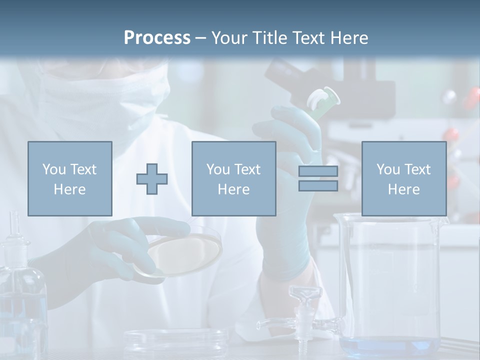 Scientist White Cure PowerPoint Template