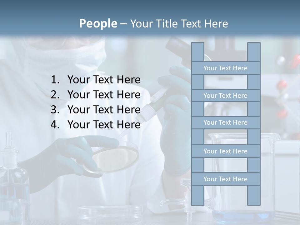 Scientist White Cure PowerPoint Template
