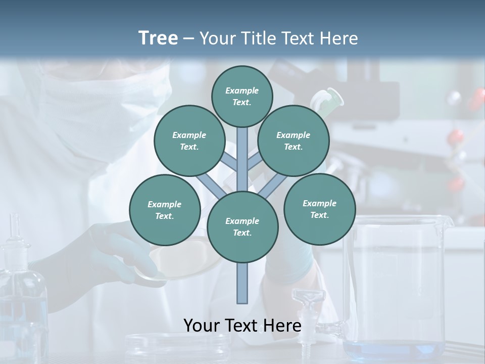 Scientist White Cure PowerPoint Template