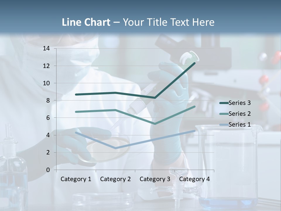 Scientist White Cure PowerPoint Template