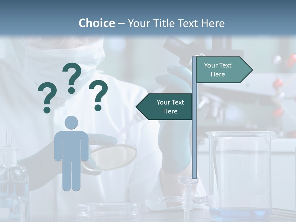 Scientist White Cure PowerPoint Template