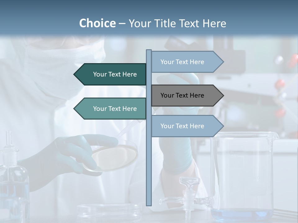 Scientist White Cure PowerPoint Template