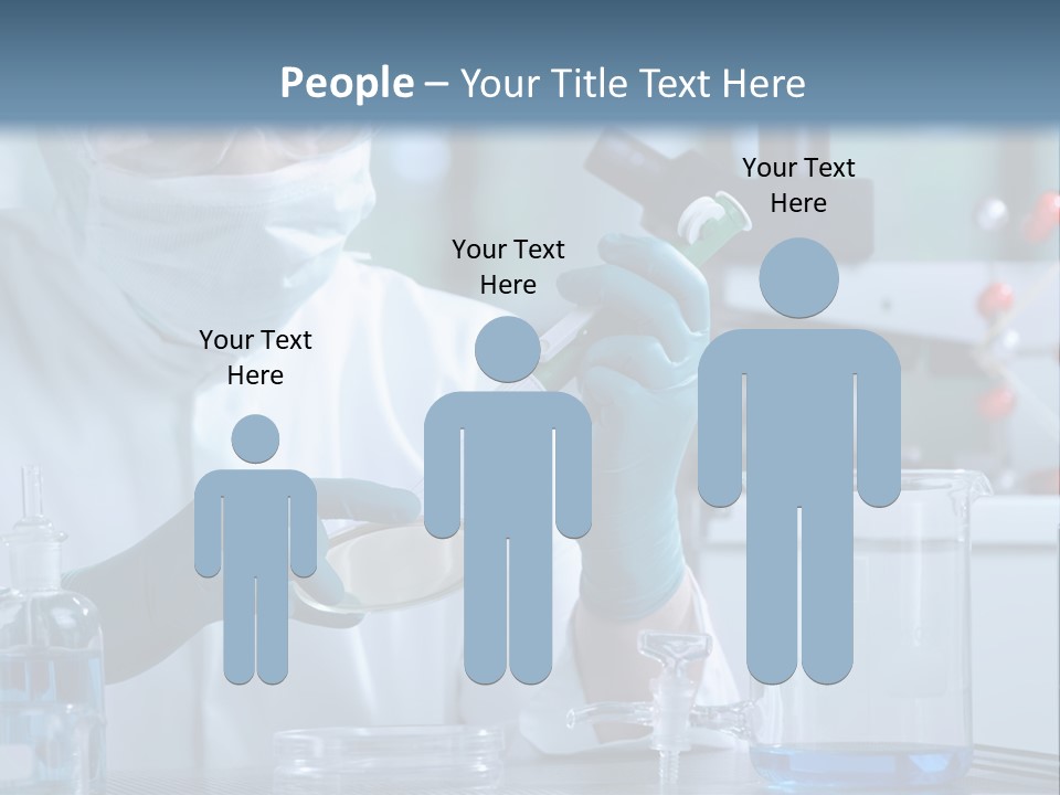 Scientist White Cure PowerPoint Template