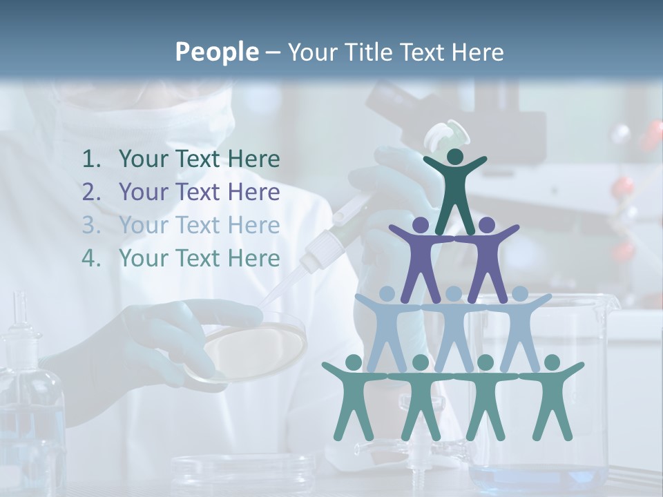 Scientist White Cure PowerPoint Template