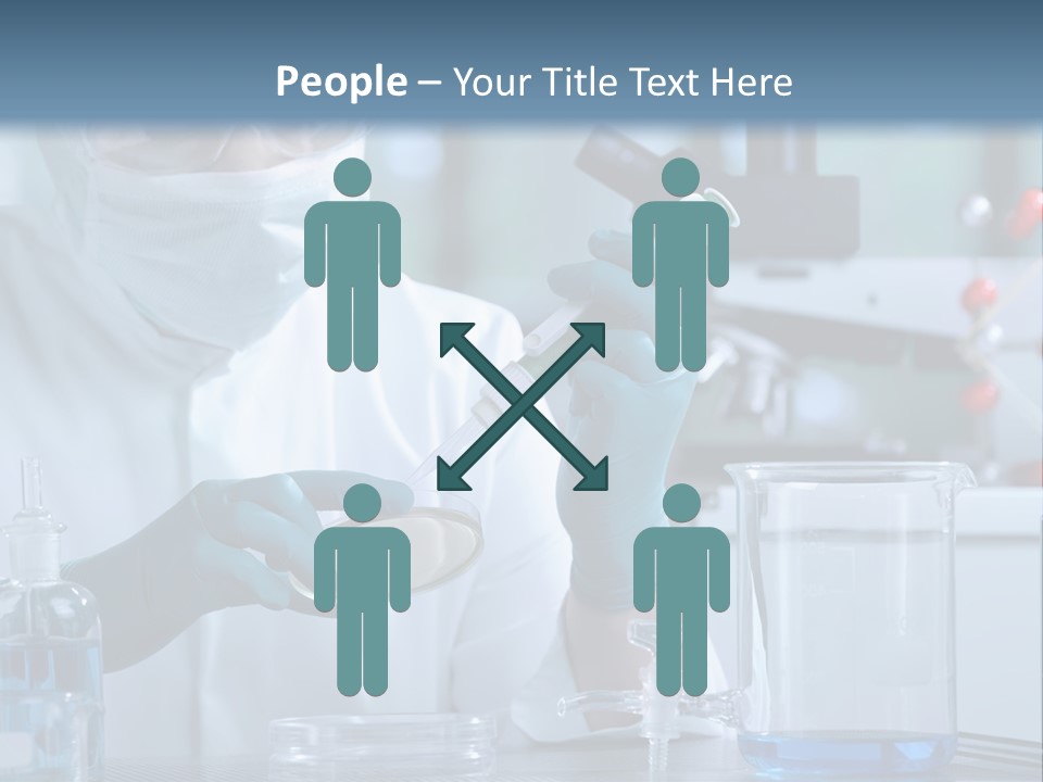 Scientist White Cure PowerPoint Template