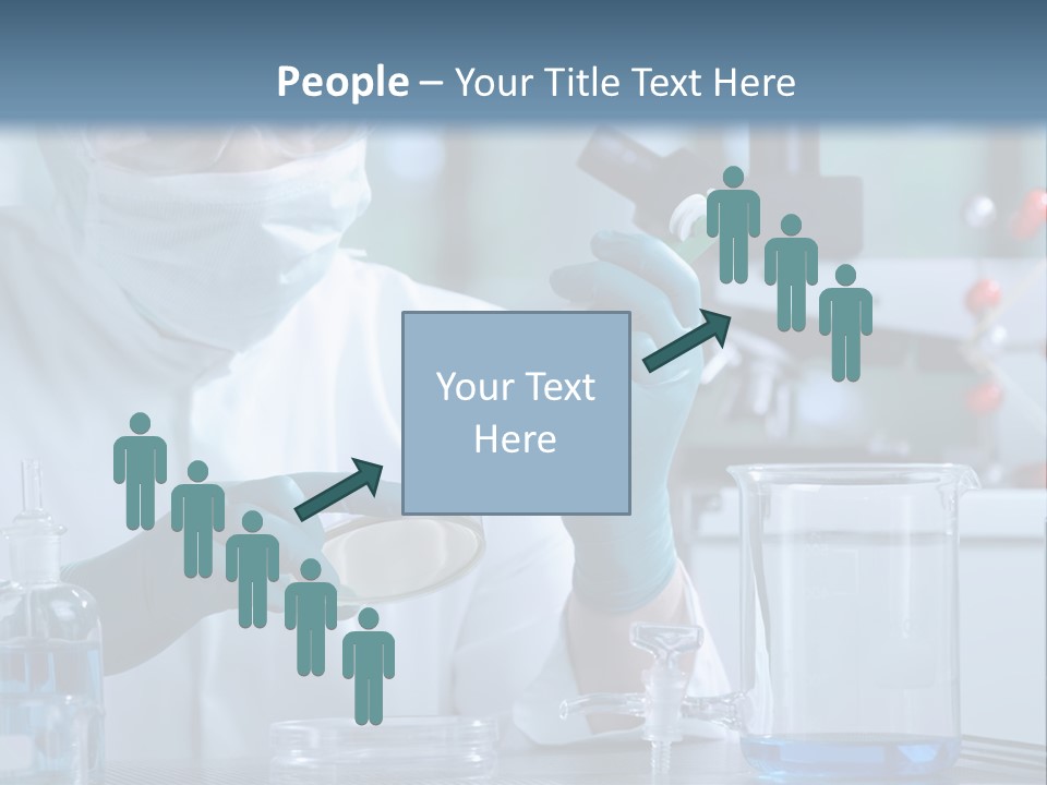 Scientist White Cure PowerPoint Template