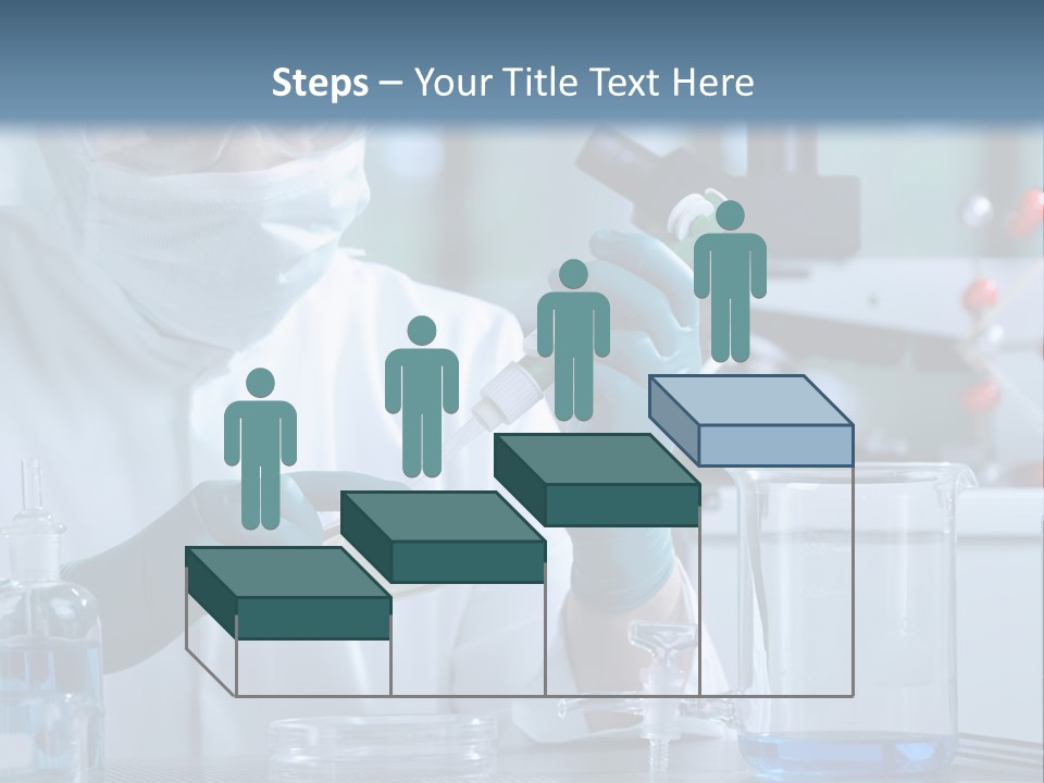 Scientist White Cure PowerPoint Template