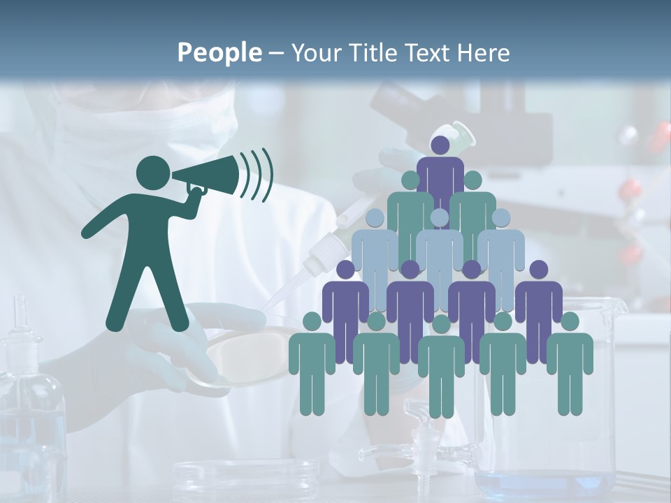 Scientist White Cure PowerPoint Template