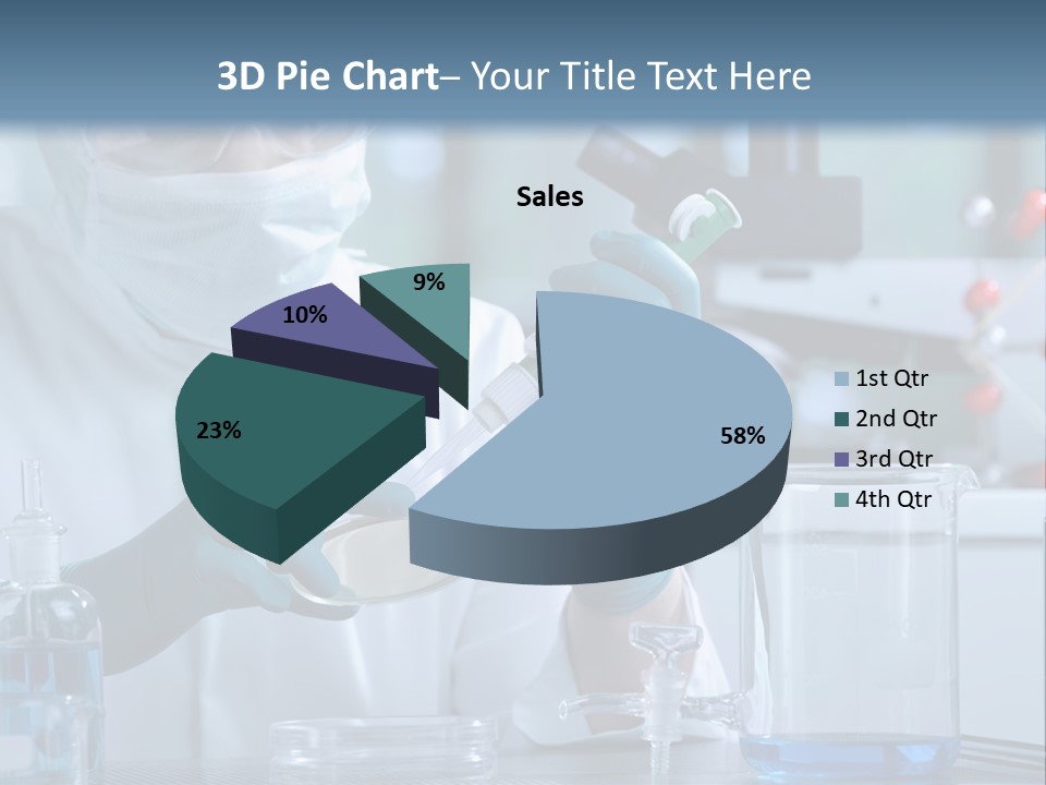 Scientist White Cure PowerPoint Template