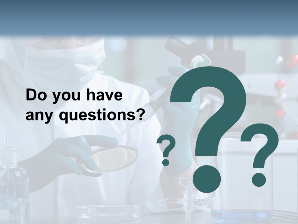 Scientist White Cure PowerPoint Template