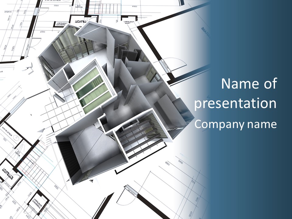Labor House Image PowerPoint Template