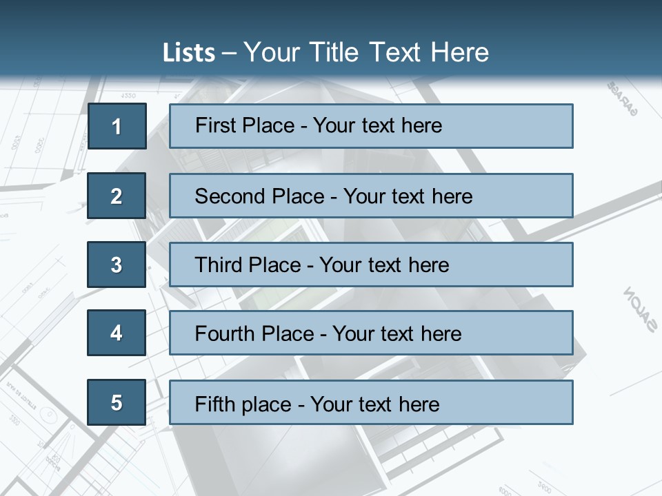 Labor House Image PowerPoint Template