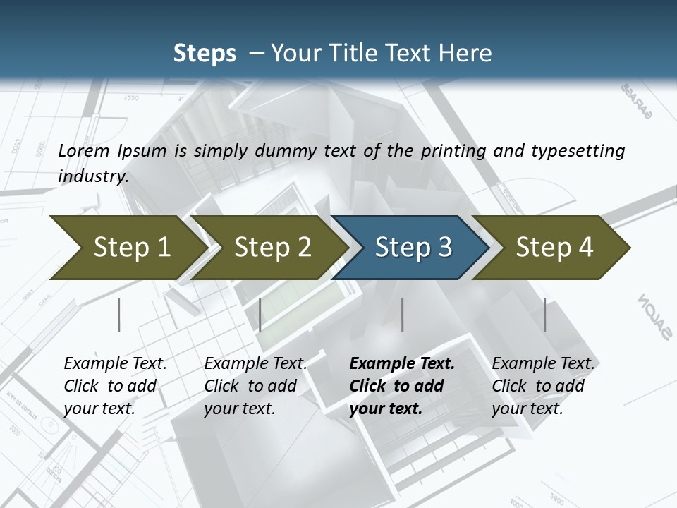 Labor House Image PowerPoint Template
