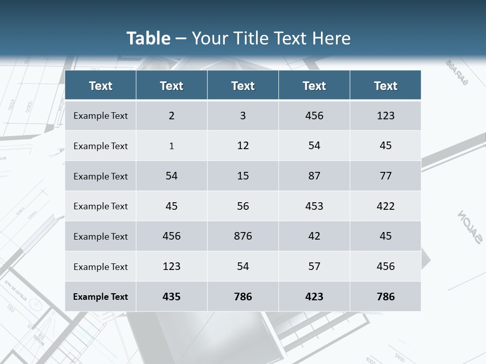 Labor House Image PowerPoint Template