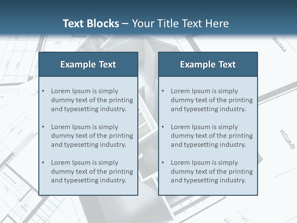 Labor House Image PowerPoint Template