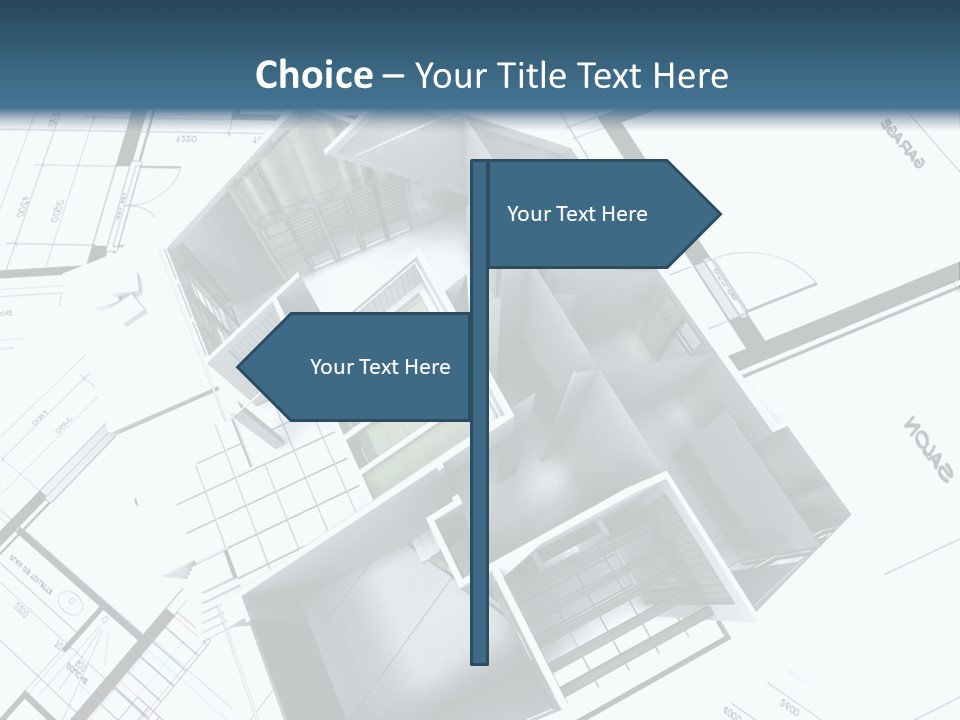 Labor House Image PowerPoint Template