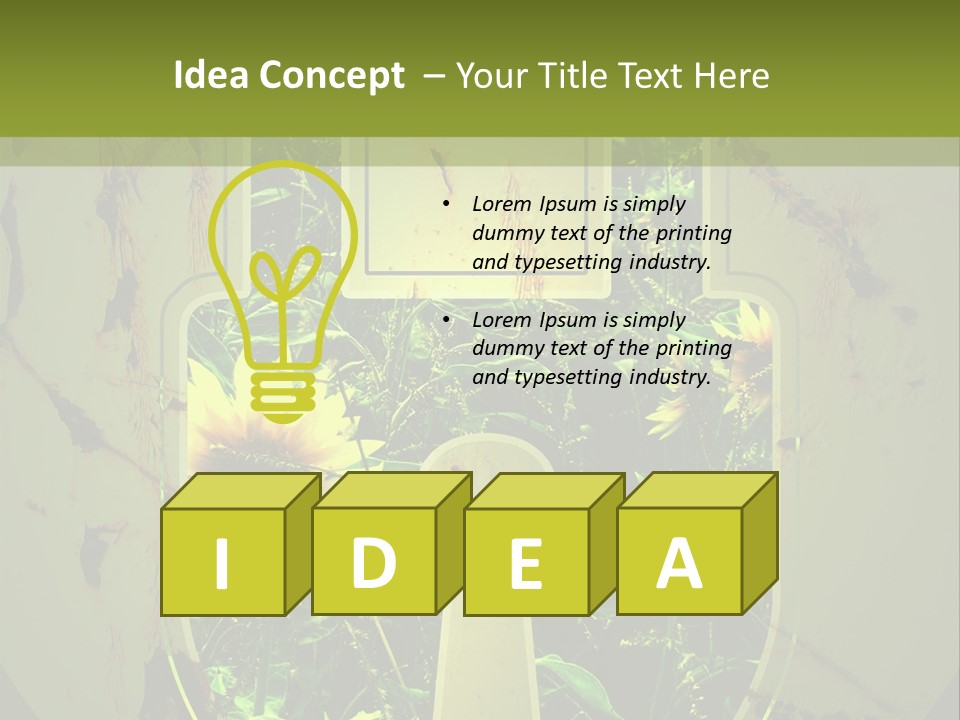 Rust Yellow Environment PowerPoint Template
